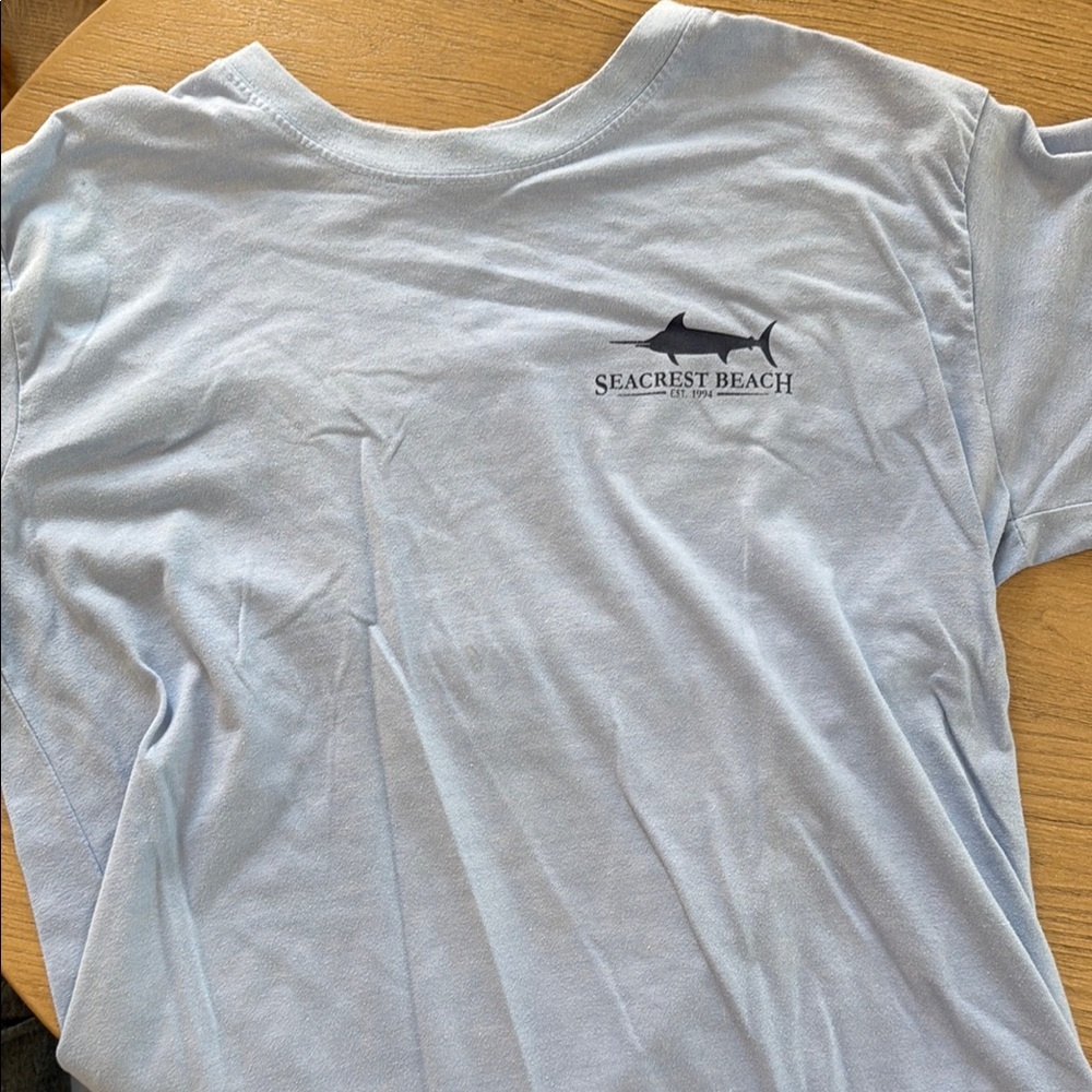 Seacrest Beach Light Blue Short Sleeve Tee